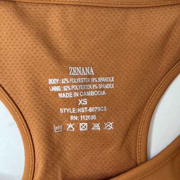 NWT Bundle Zenana Padded Racerback Women’s Sports Bras Size XS #377 - Picture 6 of 12